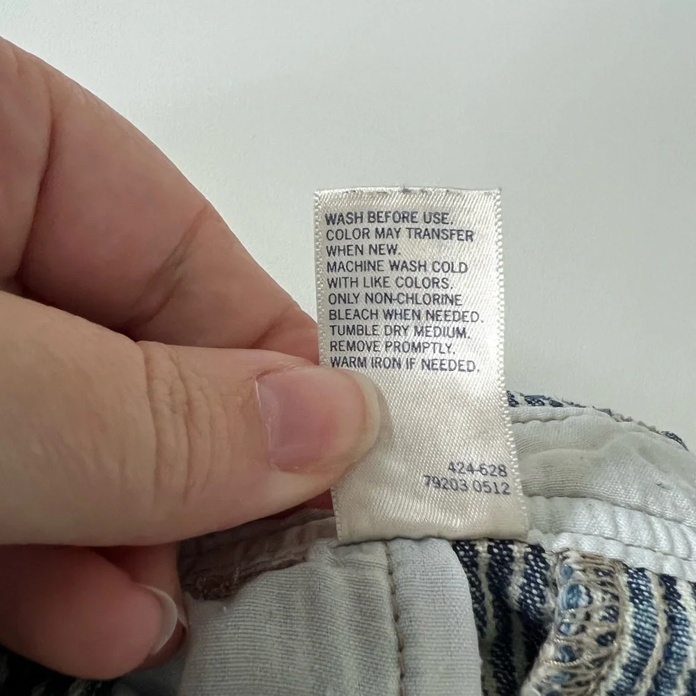 OshKosh B’gosh Pants Overalls Navy and White Stripes 12 Months
